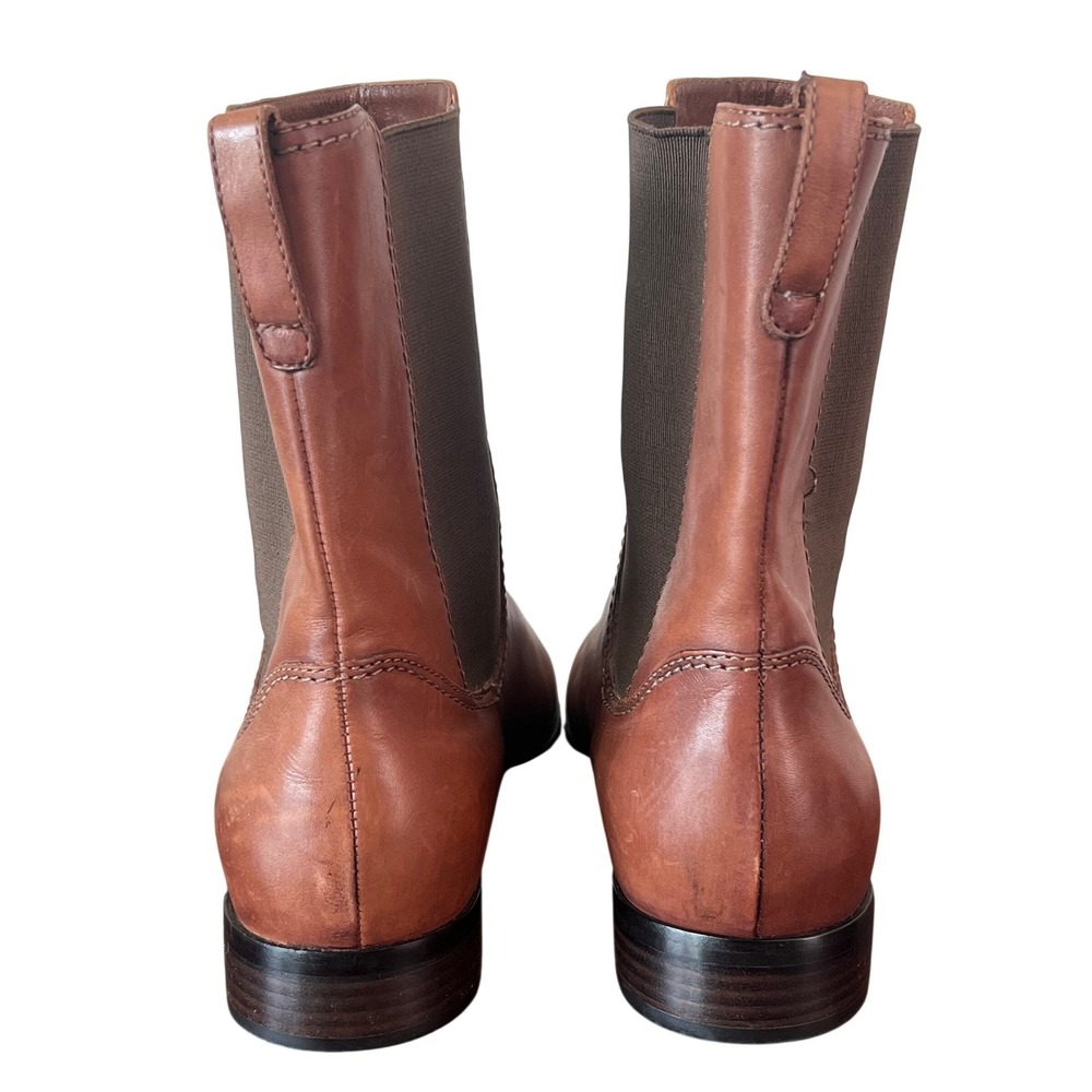 Cole Haan British Tan Leather Chelsea Boots D29133 Womens 8.5 B - Picture 5 of 9